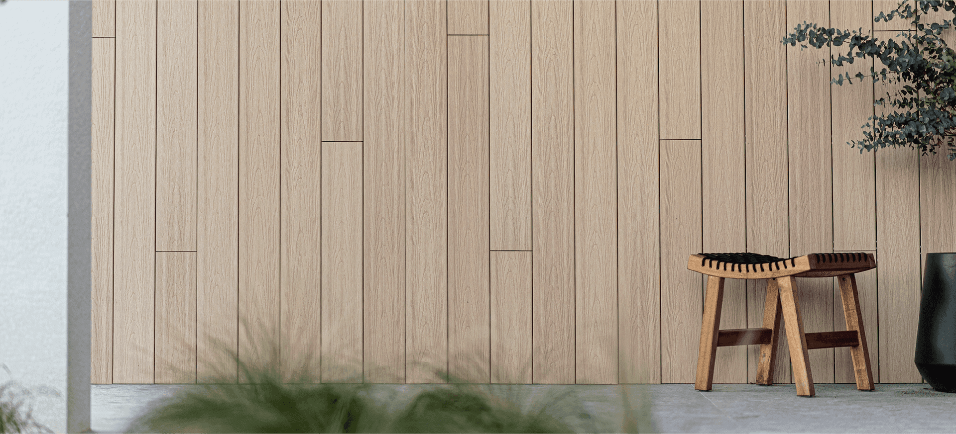 Drevená stena z kompozitných materiálov Timbermax