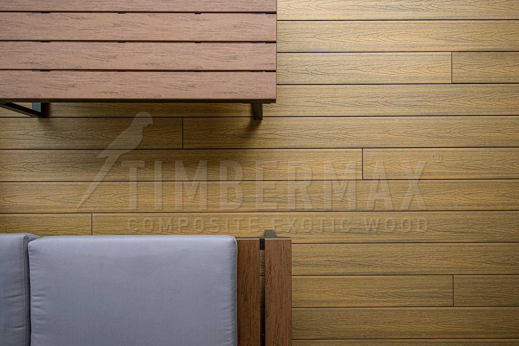 detail fasádneho obkladu imitácia dreva z kompozitných dosiek na fasádu
