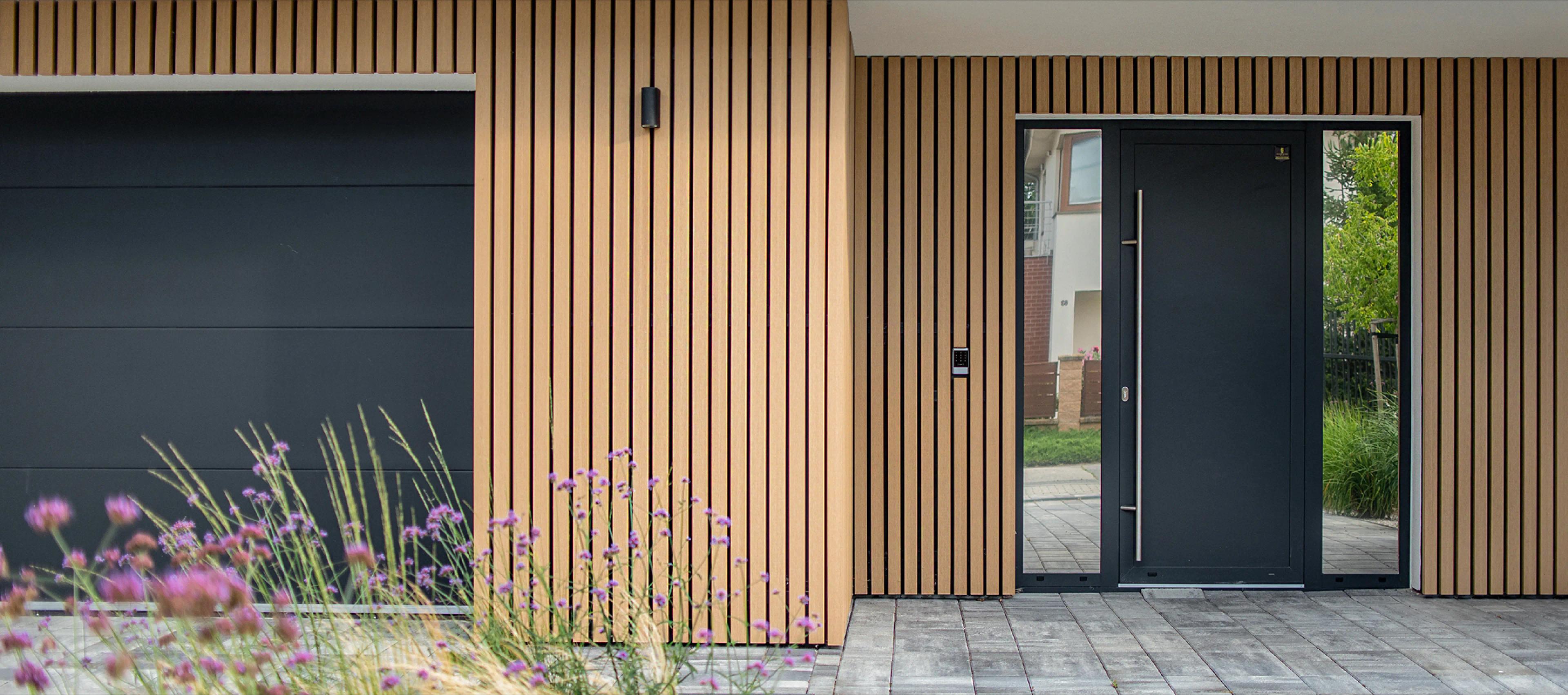 Predsadený kompozitný obklad Timbermax – realizácia na mieru